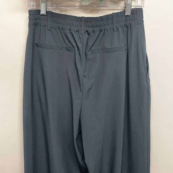 NWOT Rachel Zoe Pleated High Rise Wide Leg Black Trouser Pants M - Picture 5 of 14